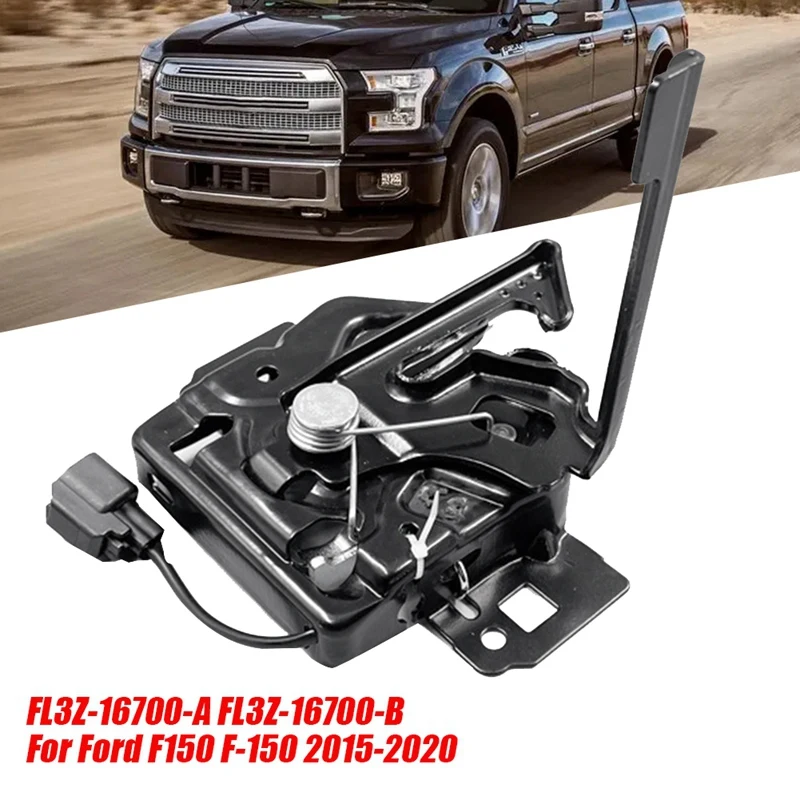 

Car Hood Lock Latch Assembly FL3Z-16700-B Parts Component For Ford F150 F-150 2015-2020 Spring Lock Latch Actuator FL3Z-16700-A