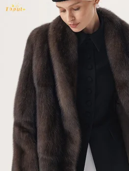 Brown Faux Fur Short Coat