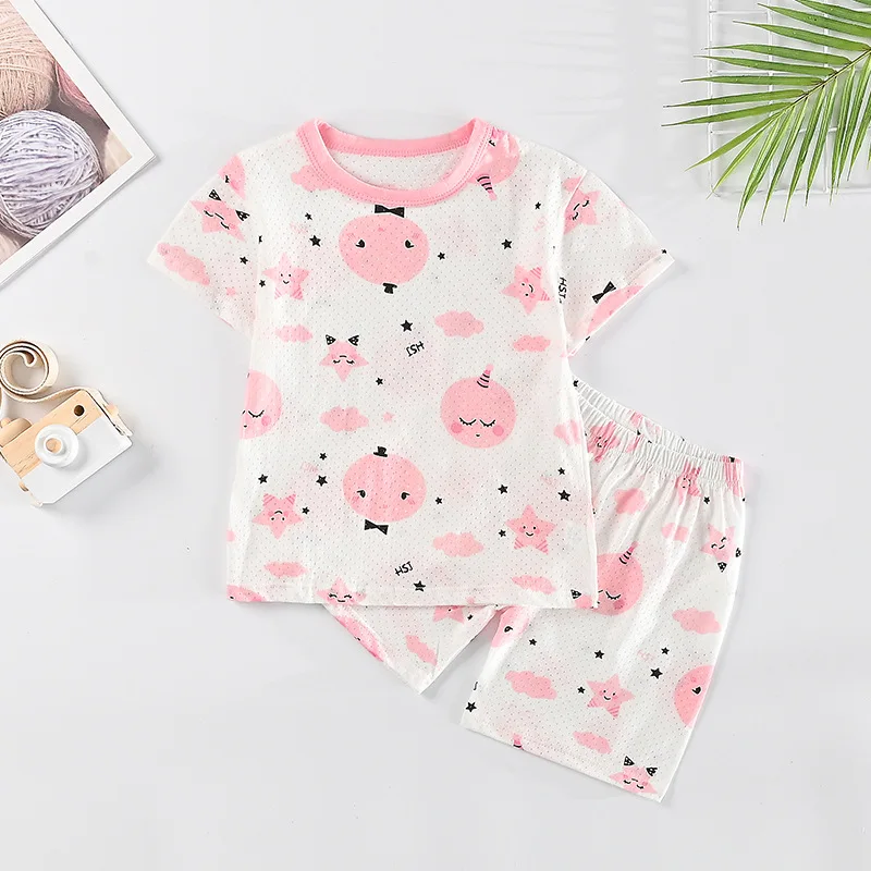 cheap pajama sets	 Girl Pajamas 2 4 8 10 Years Summer Cotton Sleepwear Suits Pink Strawberry Print Pijamas Baby Kids Children Pyjamas Girl Clothing pajama sets cute	