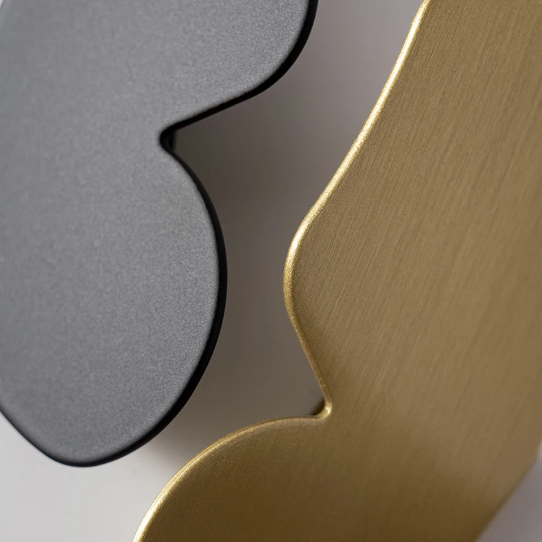 wardrobe handle butterfly brass decorative knob