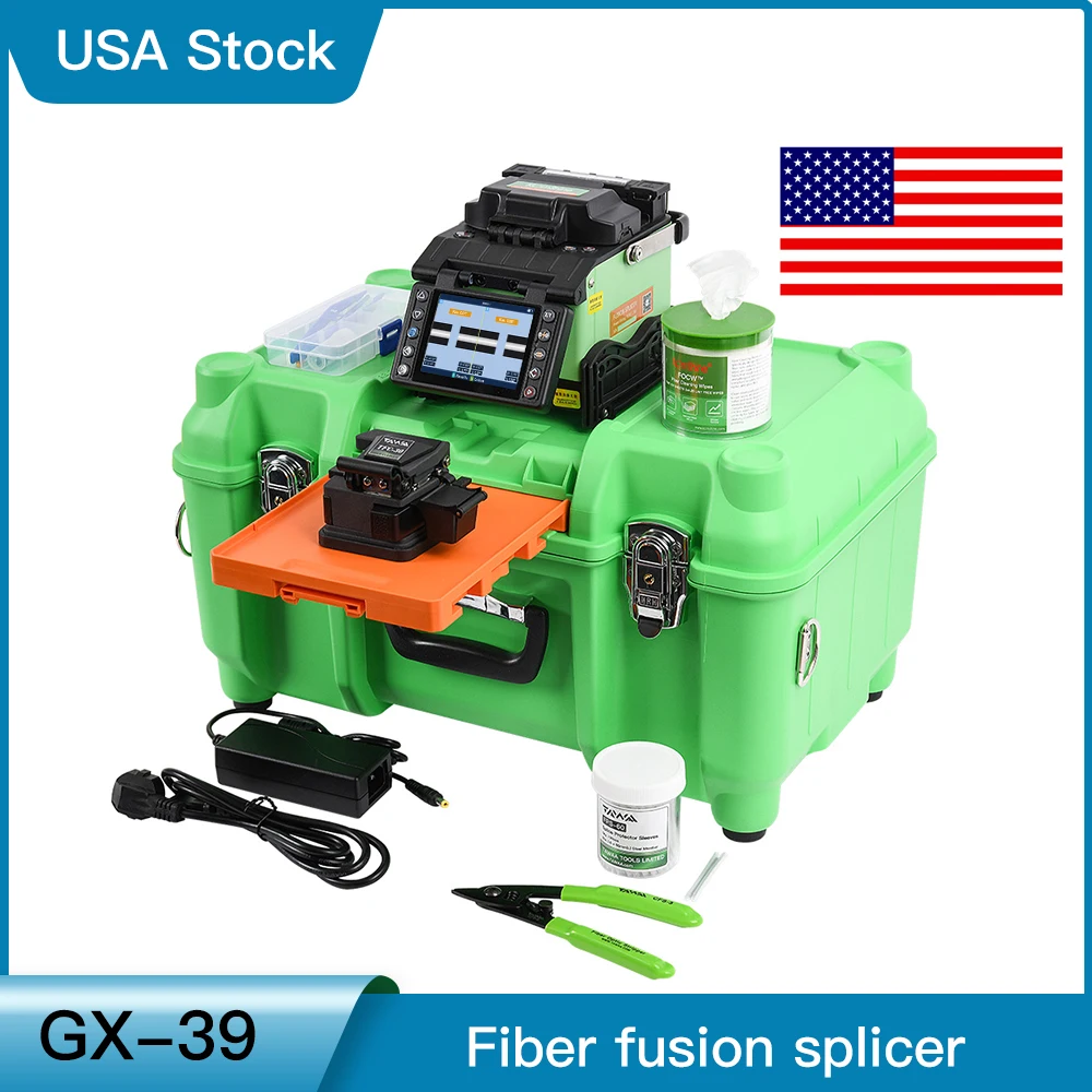 Core Alignment Fusion Splicer Komshine FX37 Fiber Welder with Stripping tool Joint Machine FX37 7s Splicing 