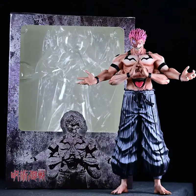 31cm Ryomen Sukuna Itadori Yuji Anime Action Figure Collectible Statue Ornament