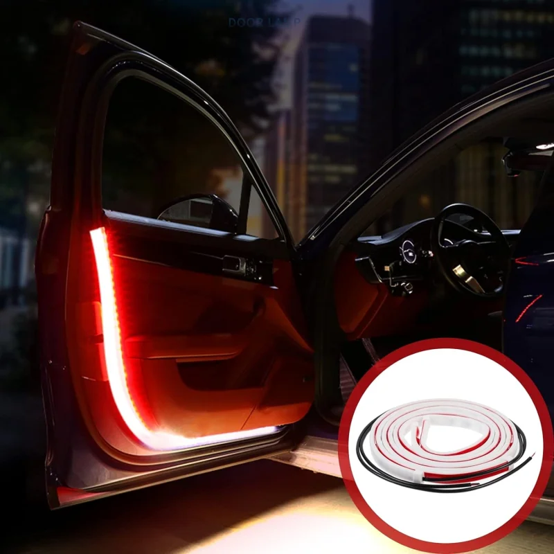 Luce LED Per Portiera Auto | Stroboscopica, Impermeabile | Senza Fili | Con Sensore Magnetico - Foto 5