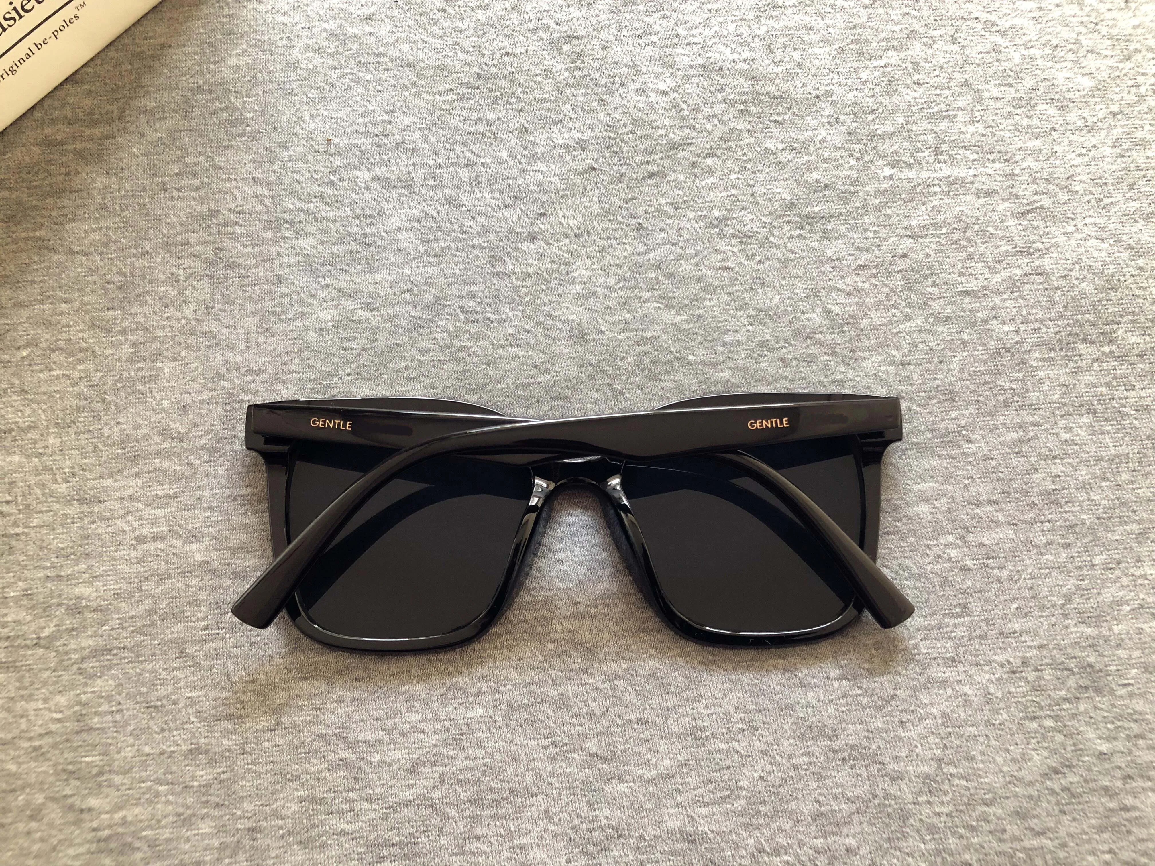 big black sunglasses 2022 Brand New Korea Gentle Design GM Sunglasses Fashion Women Large Frame Sunglass Lady Vintage High Quality Sun Glasses HER oversized square sunglasses