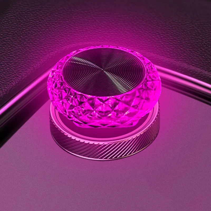 Luz ambiental USB portátil para coche, Mini lámparas LED decorativas de ambiente para Interior de coche, luz ambiental, luz de ordenador, Plug & Play