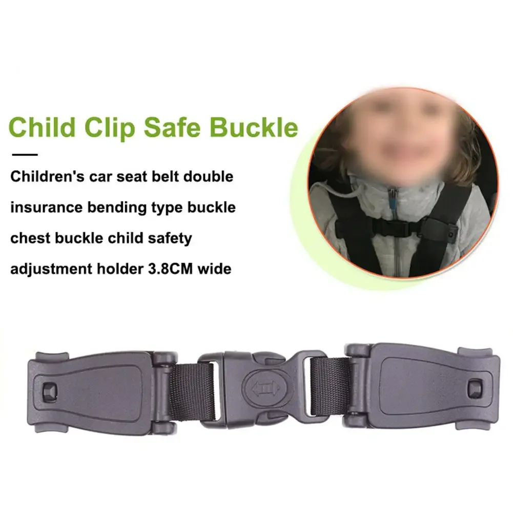 Harness Chest Clip Safe Buckle Car Baby Safety Seat Strap Belt for Kids 16cm Car Accessories Seat Belt Clip Car Seat Belt Accessory