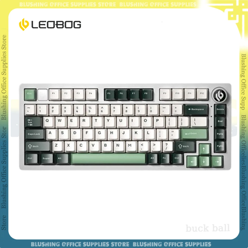 

Leobog Hi75 Mechanical Keyboard Wired Aluminum Alloy Gaming Keyboard 75% Gasket 81keys Rgb Hot-Swap Gaming Keyboards For Mac Win