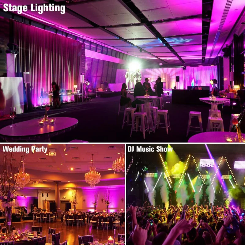 Stage Wash Light Bar 4in1 RGBW COB LED Wall Washer Light With Sound Activated DMX Control For DJ Disco Party Wedding Birthday 5