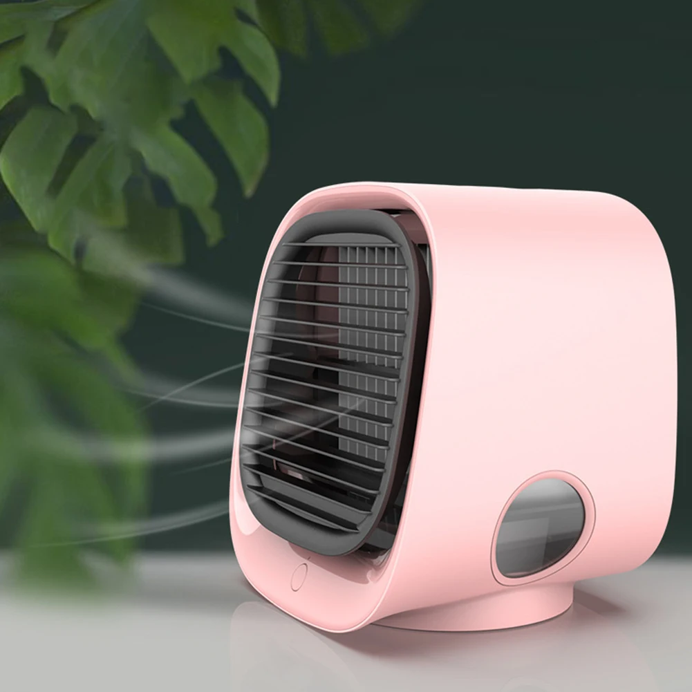 Portable Humidifier Fan AIr Conditioner Colorful Night Light Household Small Air Cooler Hydrocooling Air Adjustment For Office