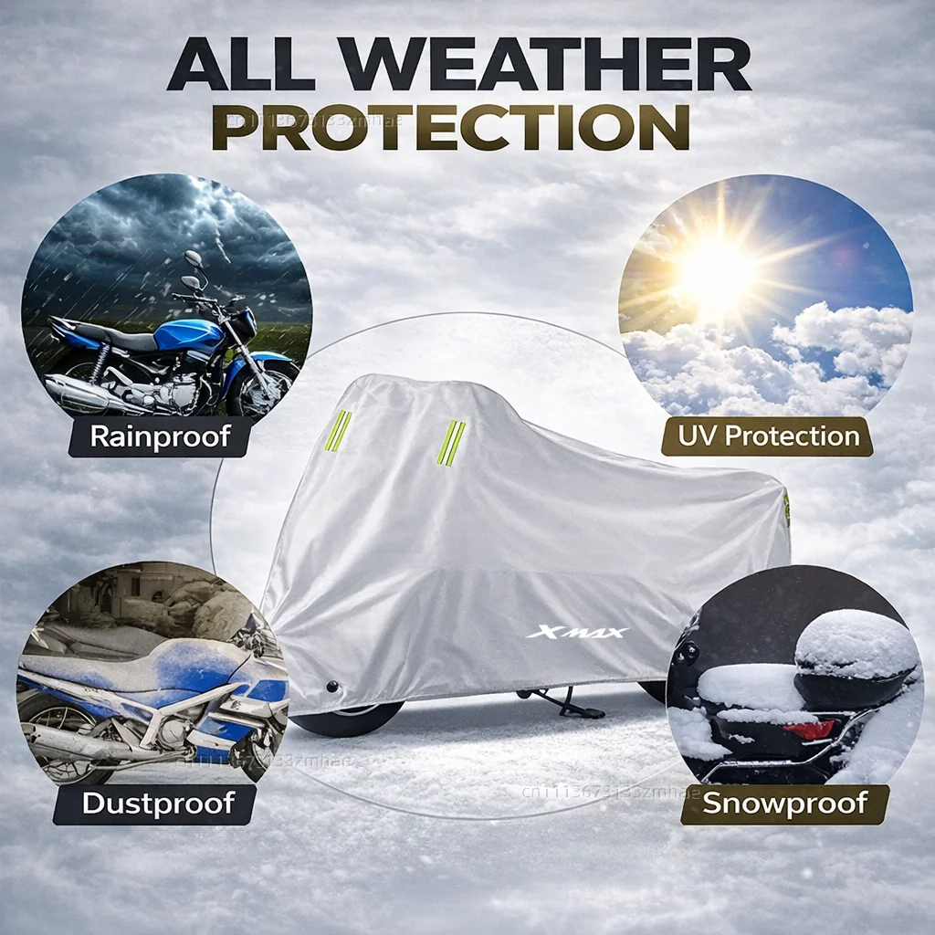 Premium Outdoor Scooter Cover - Waterproof Rain, Dust, and Sun Protector