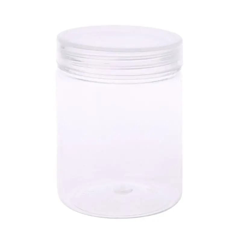 

Round Clear Jar 150ml with Lid Makeup Cosmetic Bottles Storage Sealing Organize