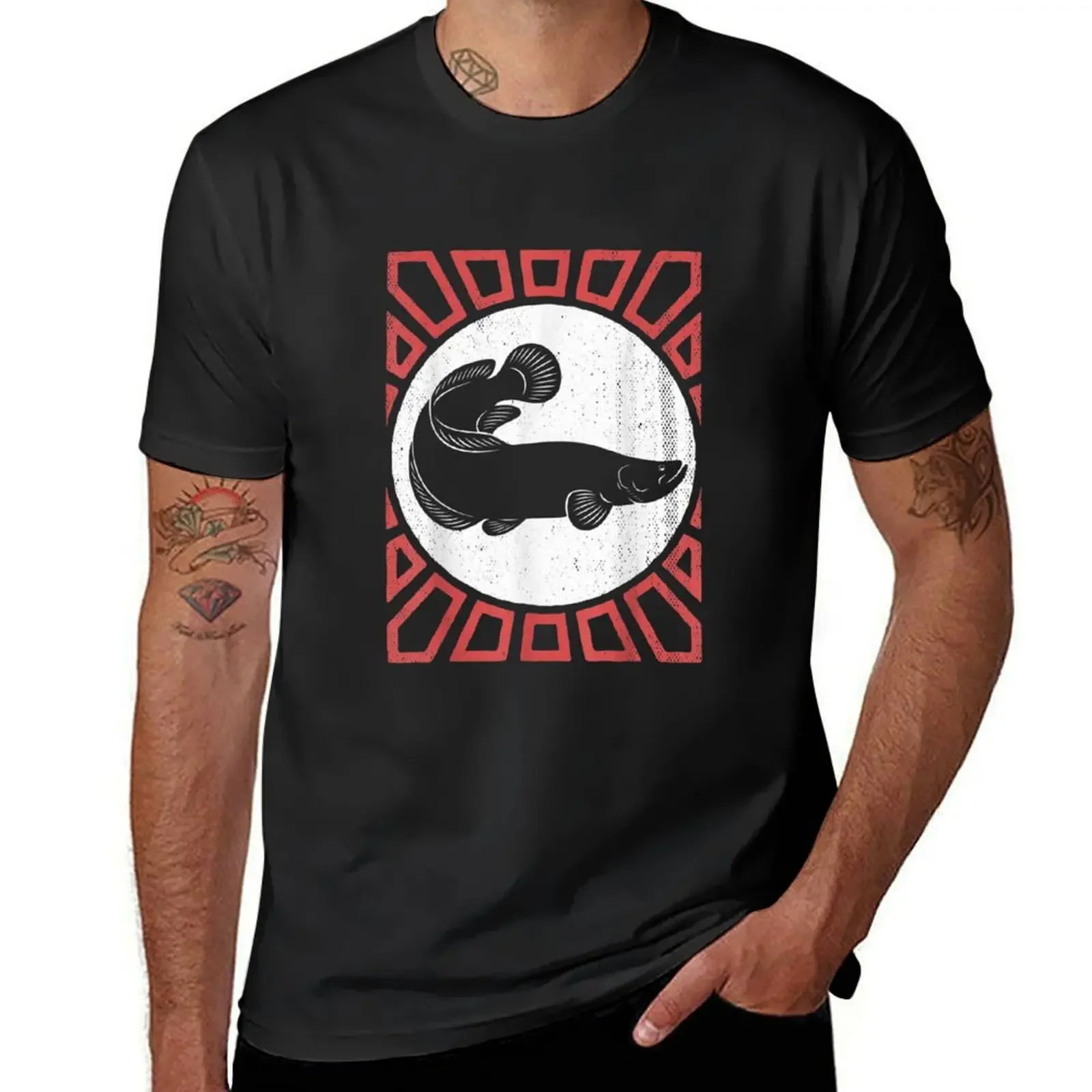 

Arapaima Fish Lover Vintage Retro Style T-shirt Blouse customizeds t shirts for men pack