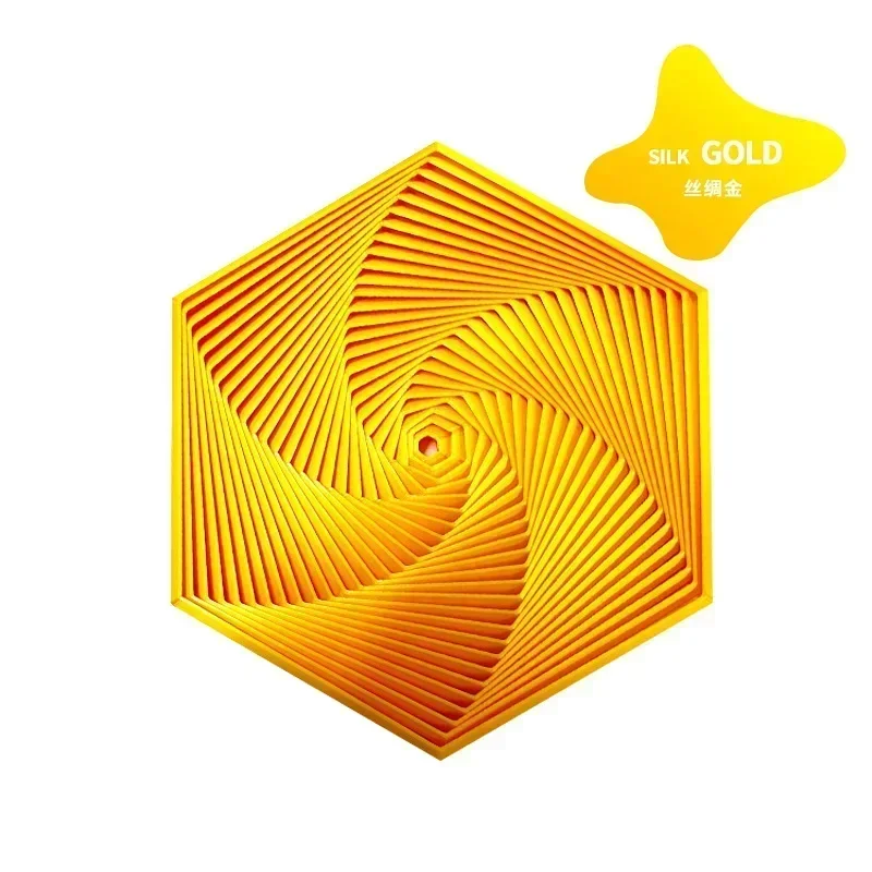 Fractal Fidget Hexagon - Portable Sensory Anti-Stress Toy and Visual Desktop Ornament