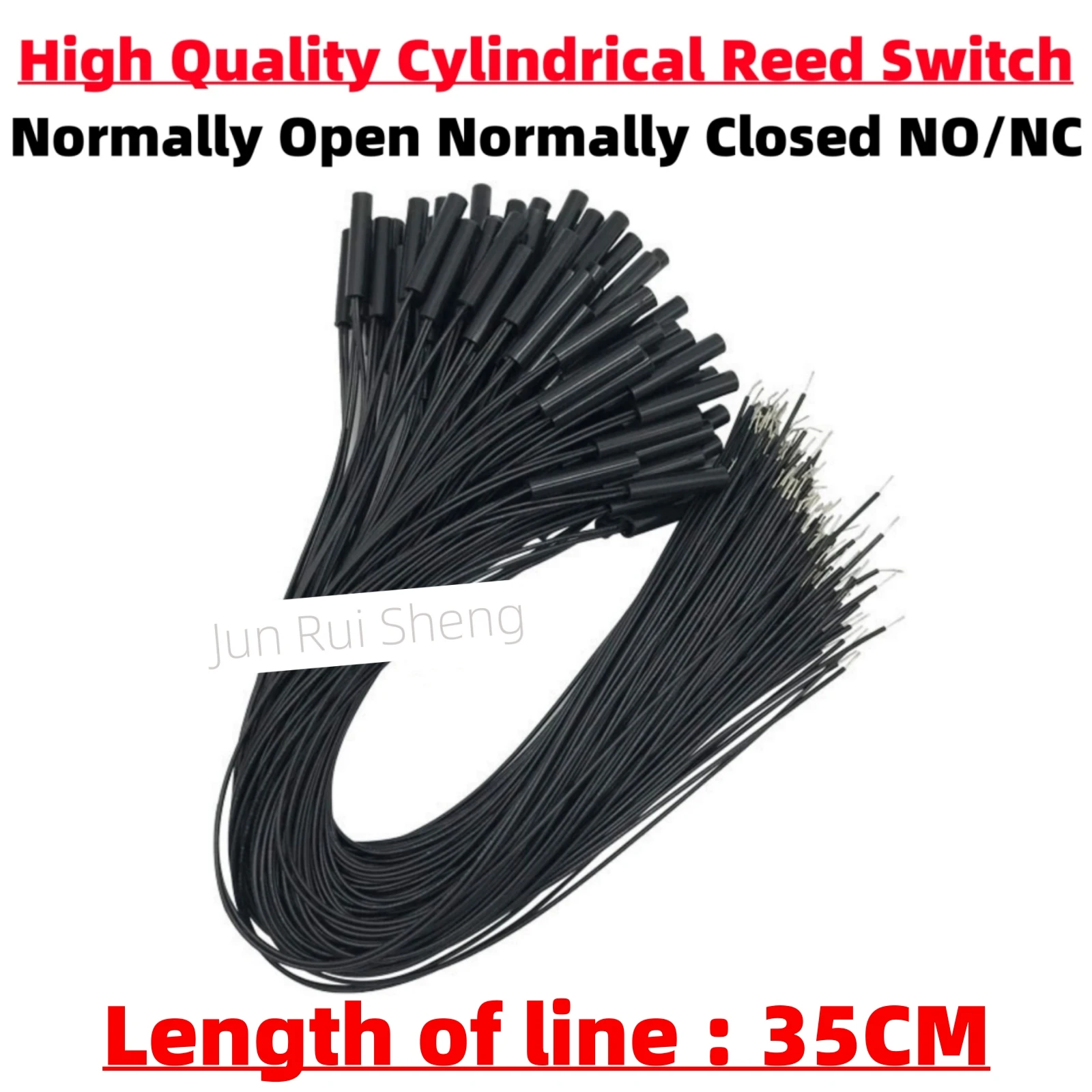 GPS-01 Reed Switch Magnetic Contact Sensor Normally Open Normally Closed NO NC Magnetron Proximity Embedded magnetic control reed switch sensor