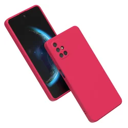 Premium Liquid Silicone Camera Protective Phone Case - Sleek and Durable Design for Note 10 Plus (Hawthorn Red)