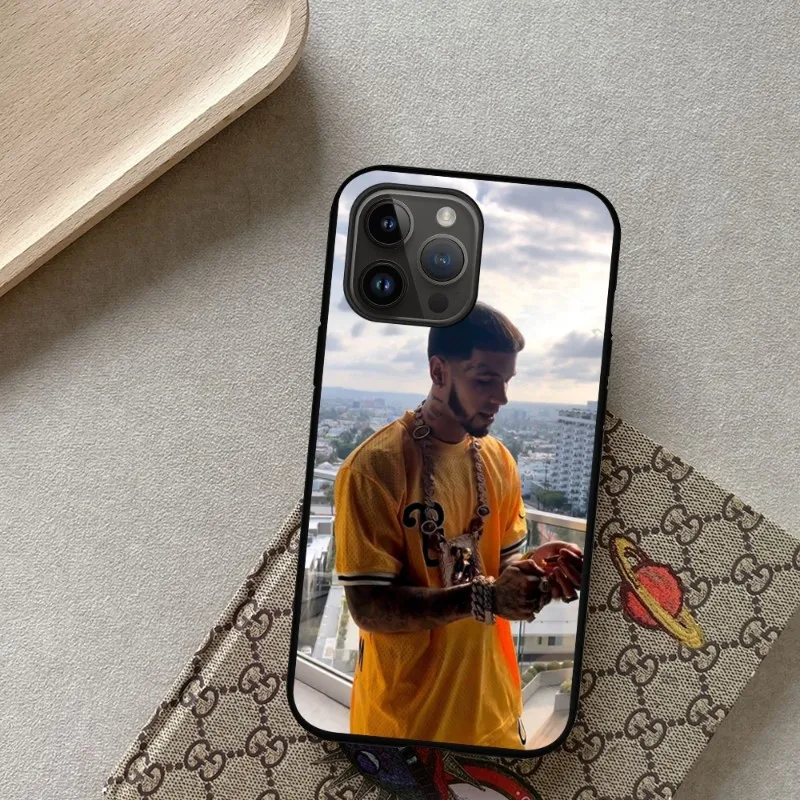 Anuel AA Rappers Black Shockproof Soft Phone Case
