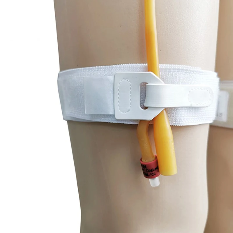 1pcs Catheter Fixator Elastic Comfortable External Durable Urine Bag Leg Holder Fixation Band Fixation Starp Fixator