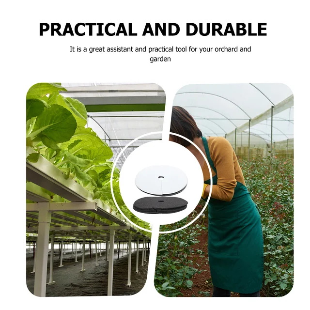 20 Db Ökológiai Fűszövet -Megelőző Cserepes Növények Gát Talajtakaró Fa Védőszőnyeg Gyomlálás Kerek Tervezés Ellenőrzése - Image 2