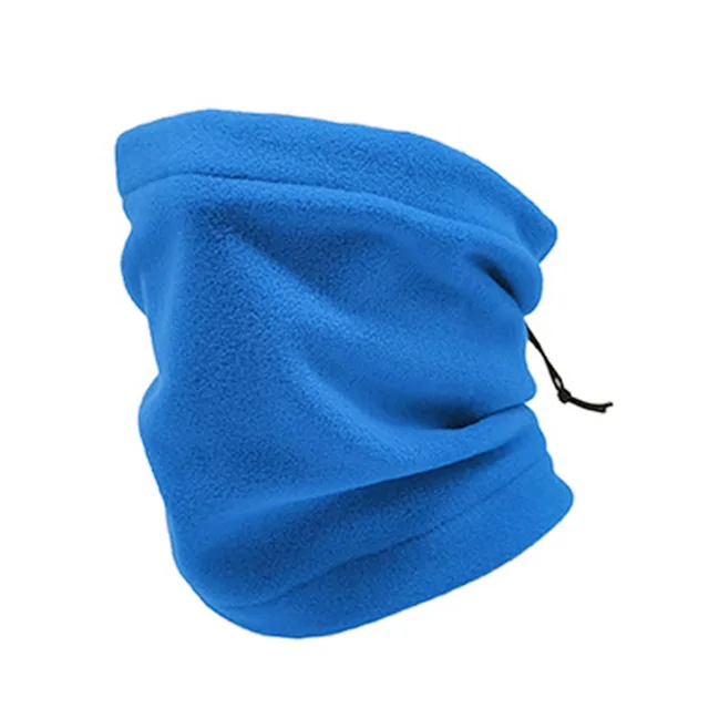 Fleece Neck Buff Male Bandana Winter Windproof Scarves Soft Cycling Hiking Half Mask Neck Warmer Gaiter Snowboard Bandana Ski Blue