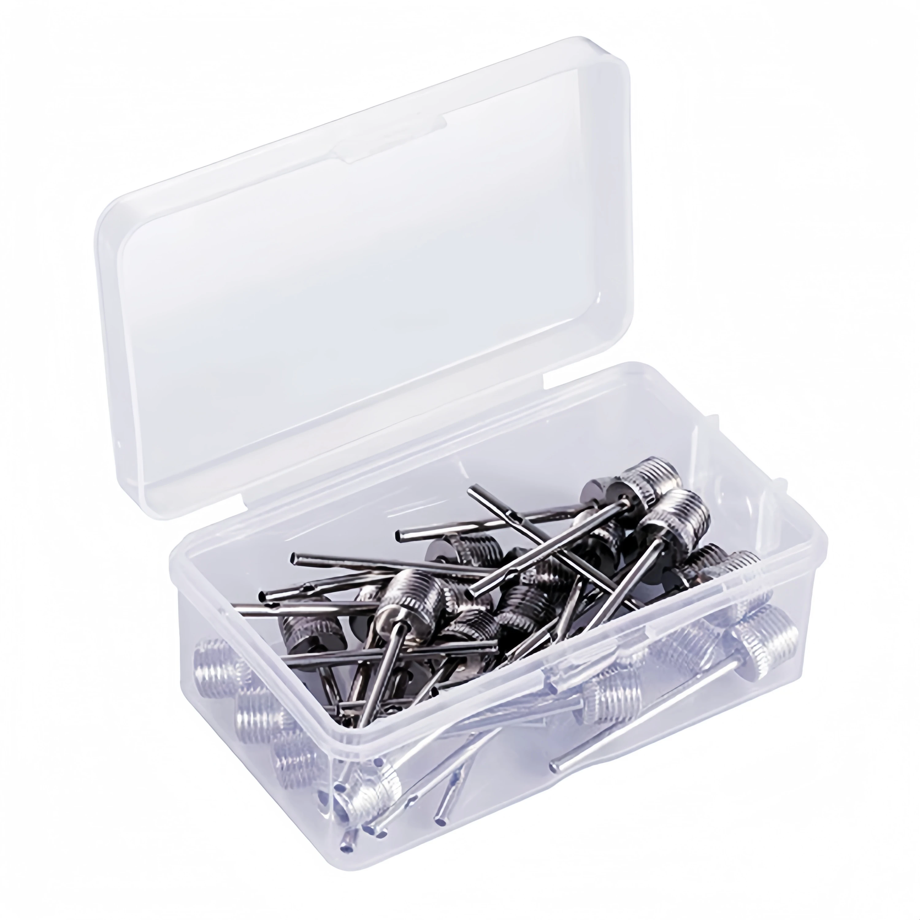 Box Set Basketball Sports Ball Air Pump Needle Suitable For Football Basketball Ball Valve Inflatable Valve Adapter Team 5-20pcs