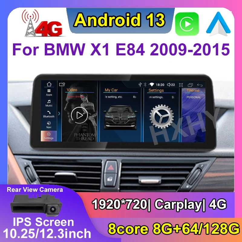 

12.3inch Android 13 Car DVD Player System Multimedia Radio GPS Navi Audio Carplay For BMW X1 E84 2009-2015 CIC No Screen
