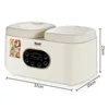 Double Pot Rice Cooker Multifunctional Smart Electric Hot Pot Suitable for Hot pot Cooking Porridge Rice and Soup 6