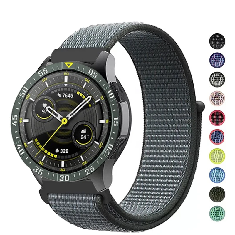 Cinturino In Nylon Da 20Mm 22Mm Per Huawei Watch Gt 3 Se Gt3 Se Amazfit Gtr 4 3 Bracciale Per Samsung Watch 5 Band