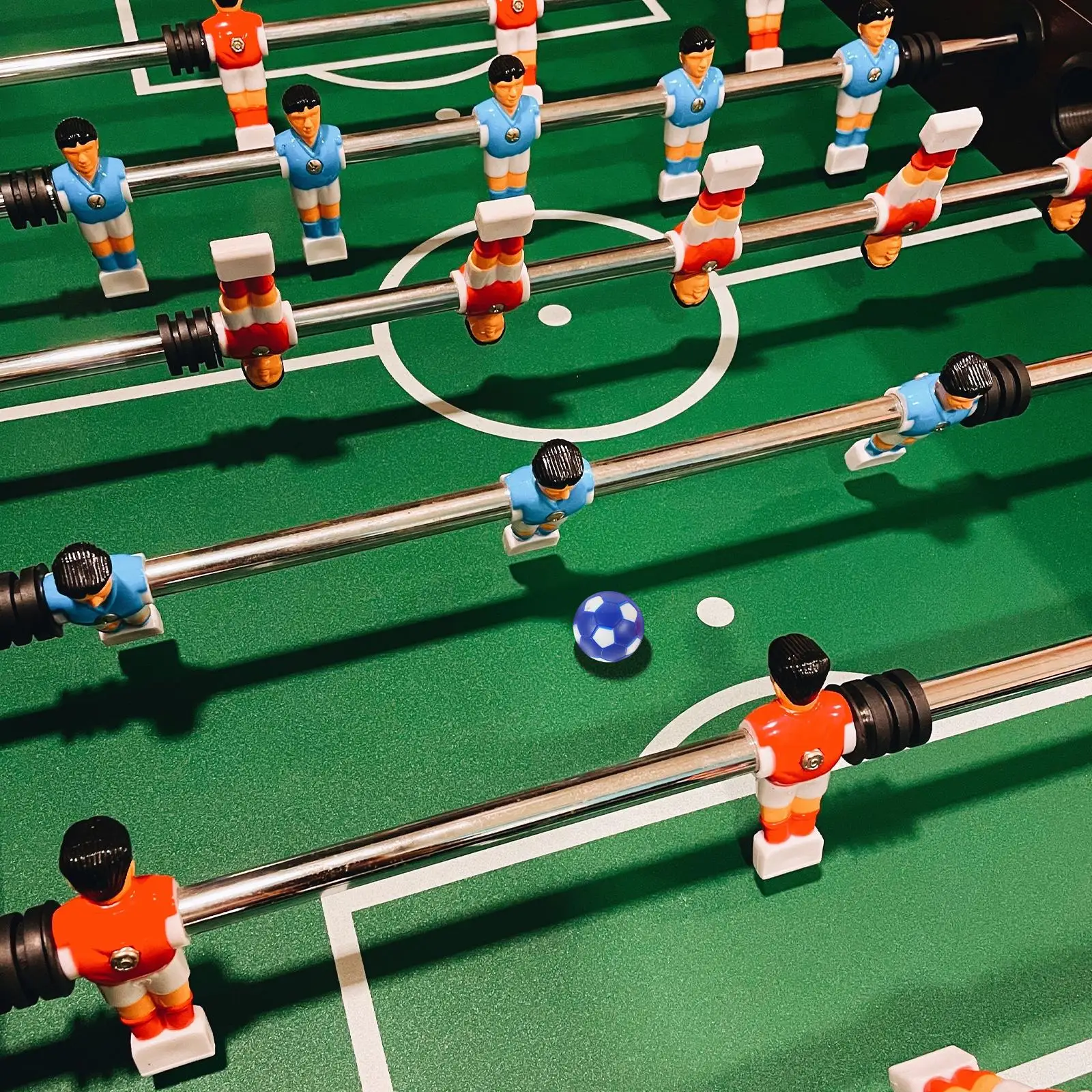 Mini Table Football Accessories Childrens Foosball Machine Colorful Balls Hips Material Desk Soccer Game Replacement Parts 9 Pcs soccer ball