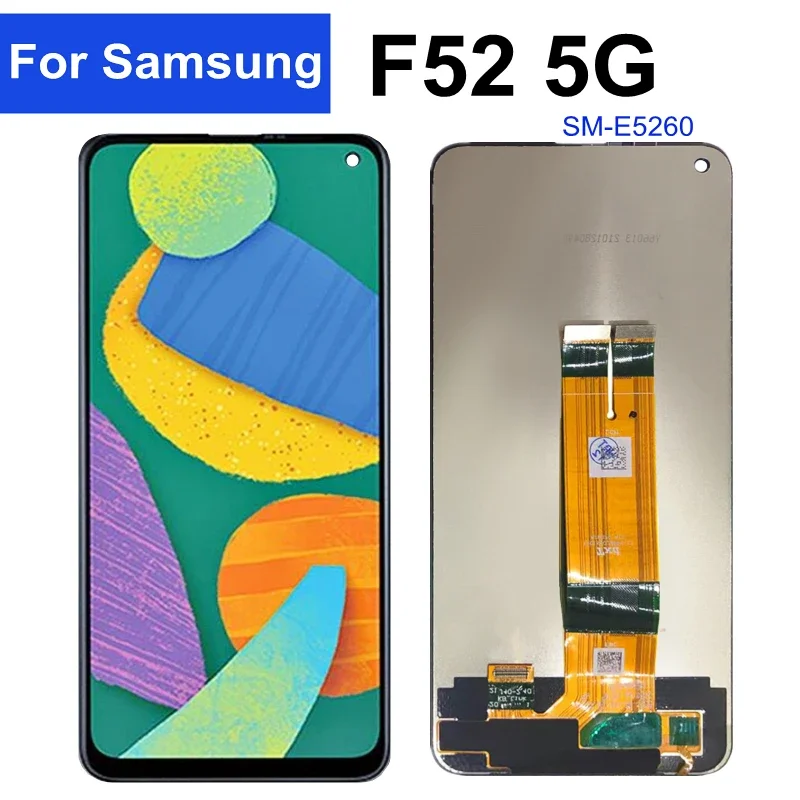 

6.6"For Samsung Galaxy F52 5G LCD Display Touch Panel Digitizer Assambly F52 5G Display For Samsung F52 5G E5260 lcd