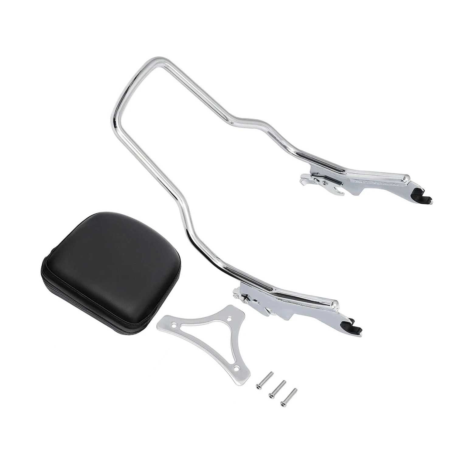 Detachable  Standard Height Upright Sissy Bar Backrest For Harley Low Rider FXLR FXLRS FXLRST Sport Glide FLSB 2018-2023