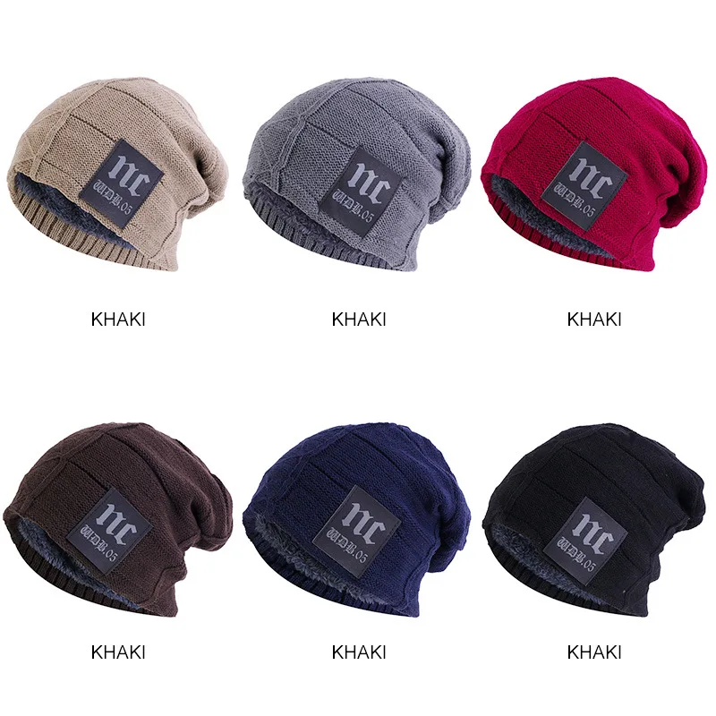 

Fall Winter Fashion Fur Thread Pile Heap Cap Couple Thickened Thermal Knitting Sleeve Cap Confinement Cap JDM-02B