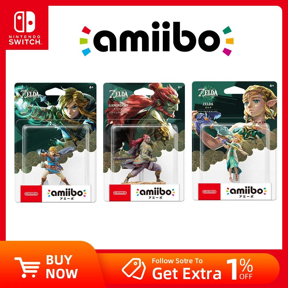 Nintendo Switch Amiibo - The Legend of Zelda Tears of the Kingdom - Link  /GANONDORF / Zelda - for Switch OLED Console Game Model - AliExpress