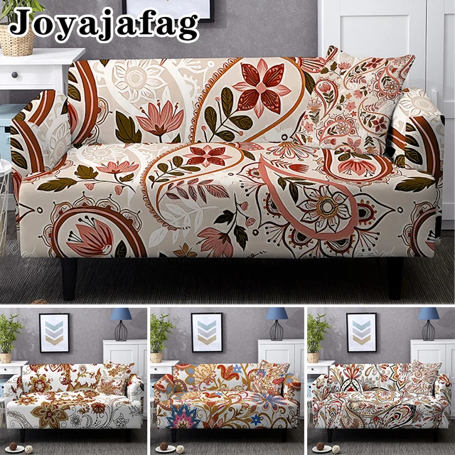 Traditional Paisley Elastic Sofa Covers Dust Proof Corner Couch Cover For  Living Room Washable Slipcover 1/2/3/4 Seater _ - AliExpress Mobile
