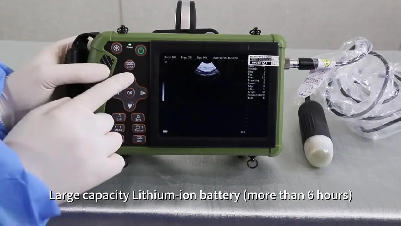 Портативный аппарат для свиней ультразвуковой сканер овец тестер коз свиноферма