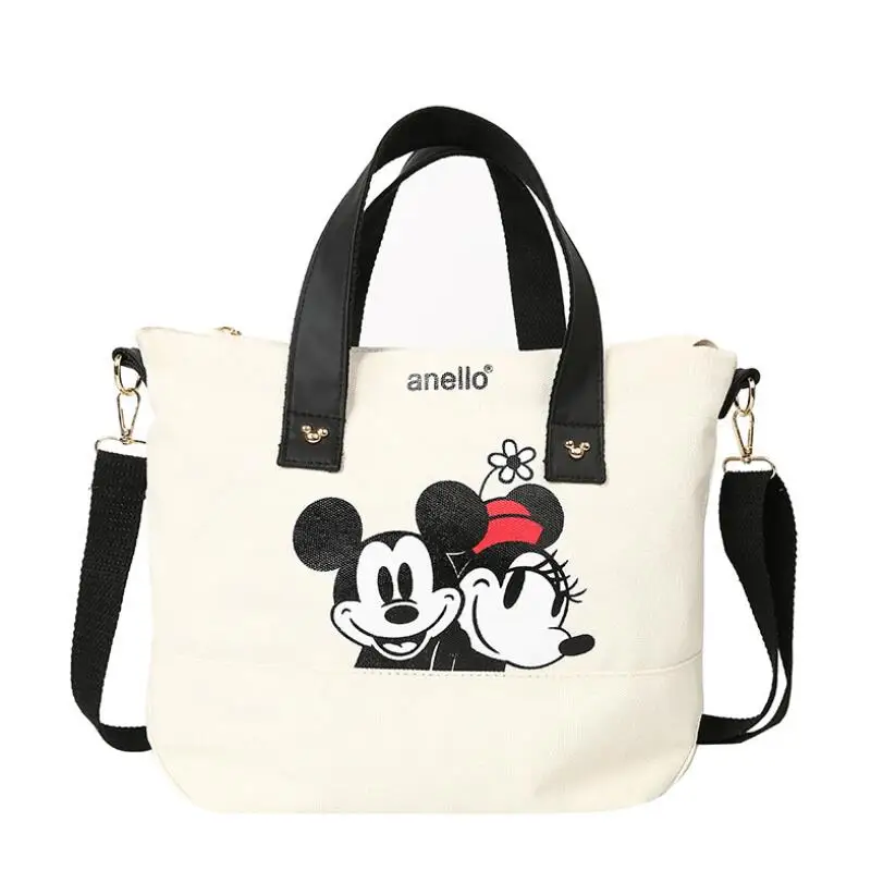 Disney Mickey Mouse Lady Canvas Crossbody Shoulder Bag Cartoon Fashion  Minnie Handbag Large Capacity Shopping + Book Bag - Plush Backpacks -  AliExpress