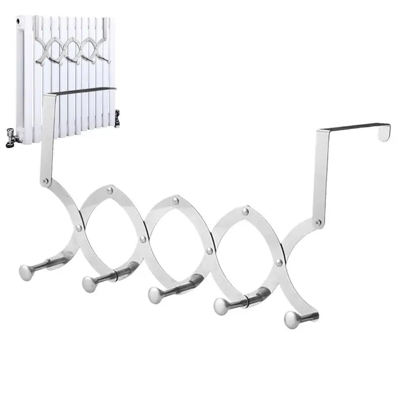 

Вешалка на дверь для пальто, нержавеющие Крючки из нержавеющей стали, вешалки без шума, кухонные органайзеры для курток, шляп, ключей