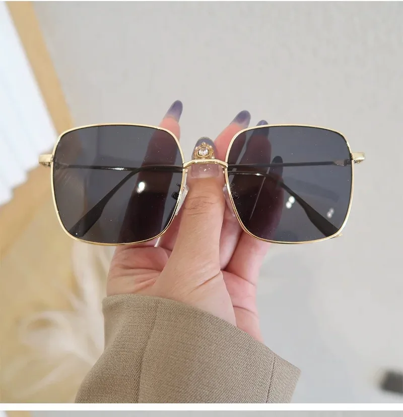 Sighttoo 2022 okulary przeciwsłoneczne damskie bez oprawek kwadratowe modne okulary damskie modne odcienie osobowości okulary gradientowe UV400_voghion.com