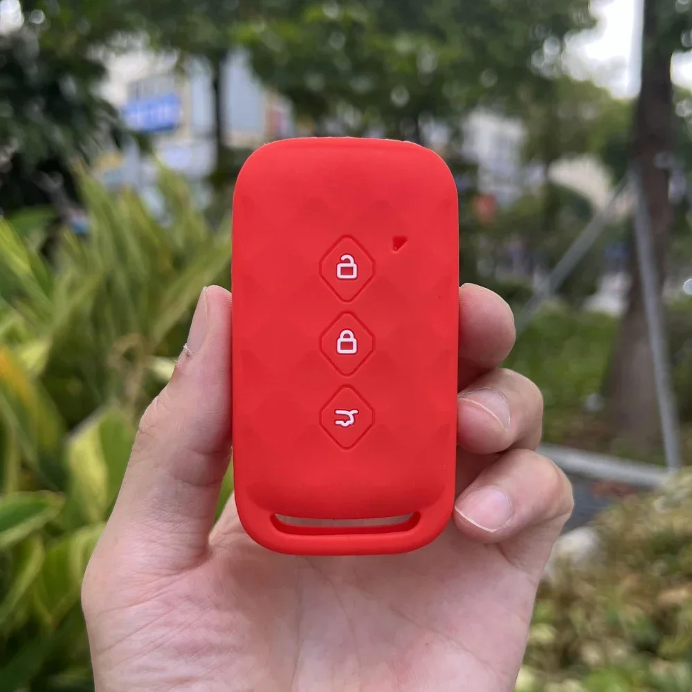 3 Button Silicone Car Key Cover Protect Case Set Baojun 510 730 360 560 RS-5 530 630 Wuling Hongguang S Keychain Accessories key case key case cover car key shell remote control case cover