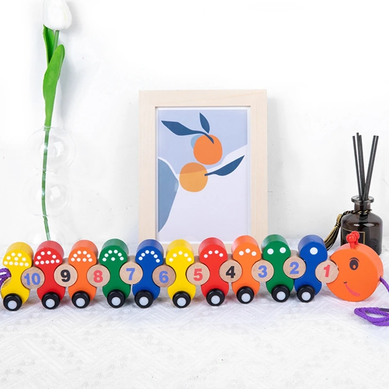 

Walk-A-Long Encourage Walking Toy Montessori Early Learning Education New Dropship