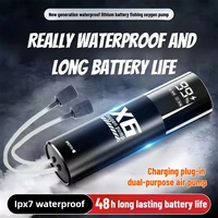 5W USB Rechargeable Oxygen Pump for Outdoor Fishing/Aquarium, Portable Aerator with 48H Runtime for Night Fishing 1