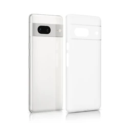 Ultra - Slim Protective Phone Case with Enhanced Camera Guard - Simple Style in PP Material - Pixel 7a (Frosted White)
