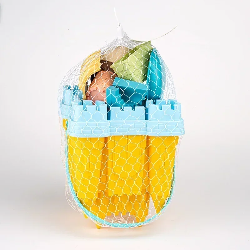 Beach Castle Bucket, Play Sand Set Toys, Sand Scoop, Children Summer Toys Sand Toys Sands Box for Kids Outdoor Family Funny Gift 4