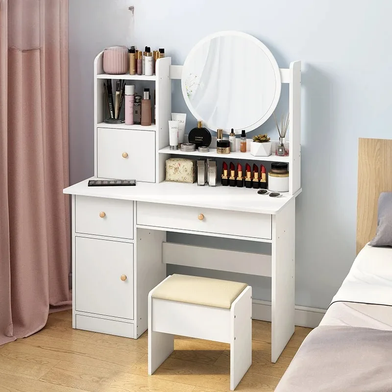 

Organizer Makeup Dressing Table Vanity Luxury Comfortable Dressing Table Simple Reception Organizer Penteadeira Home Furniture