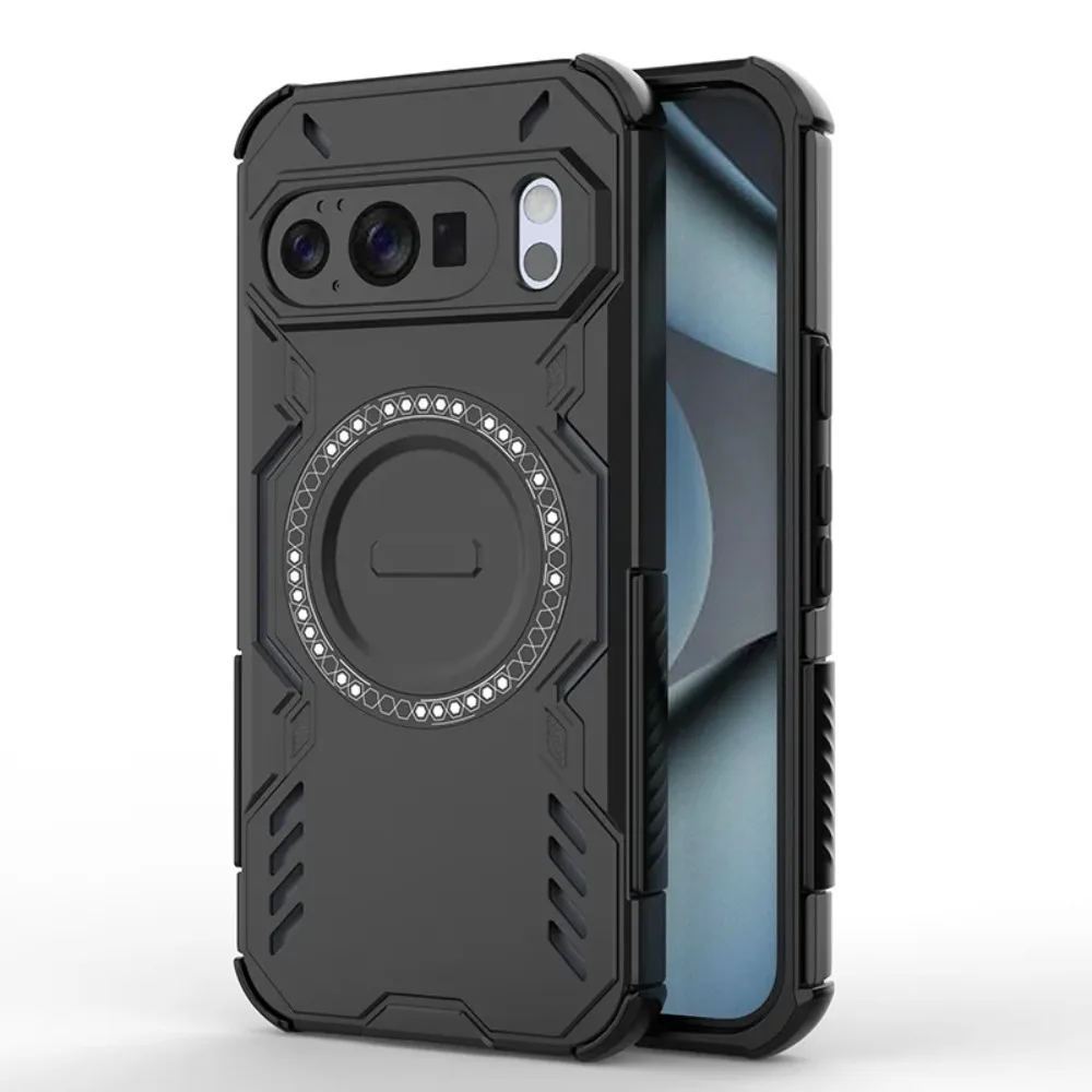 Premium Armor Magnetic Charging Phone Case with Airbag Protection and Heat Dissipation