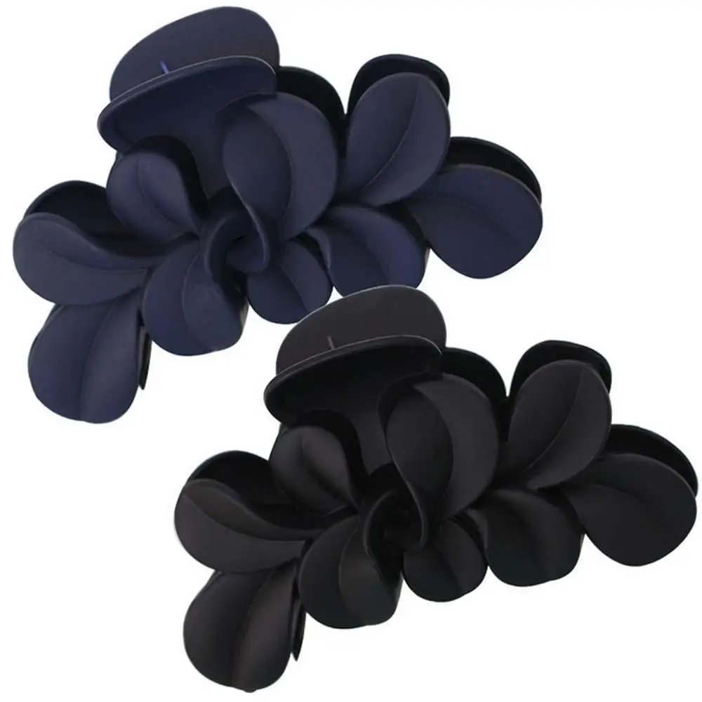

Matte Wild Lady Woman Plastic Big Flower Hairpins Hair Claw Barrette Hair clip