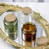 3.4oz Candle Jars with Wooden Lid Wholesale Amber Clear Empty Candle Glass DIY Candle Container Glass Pot with Lid 1