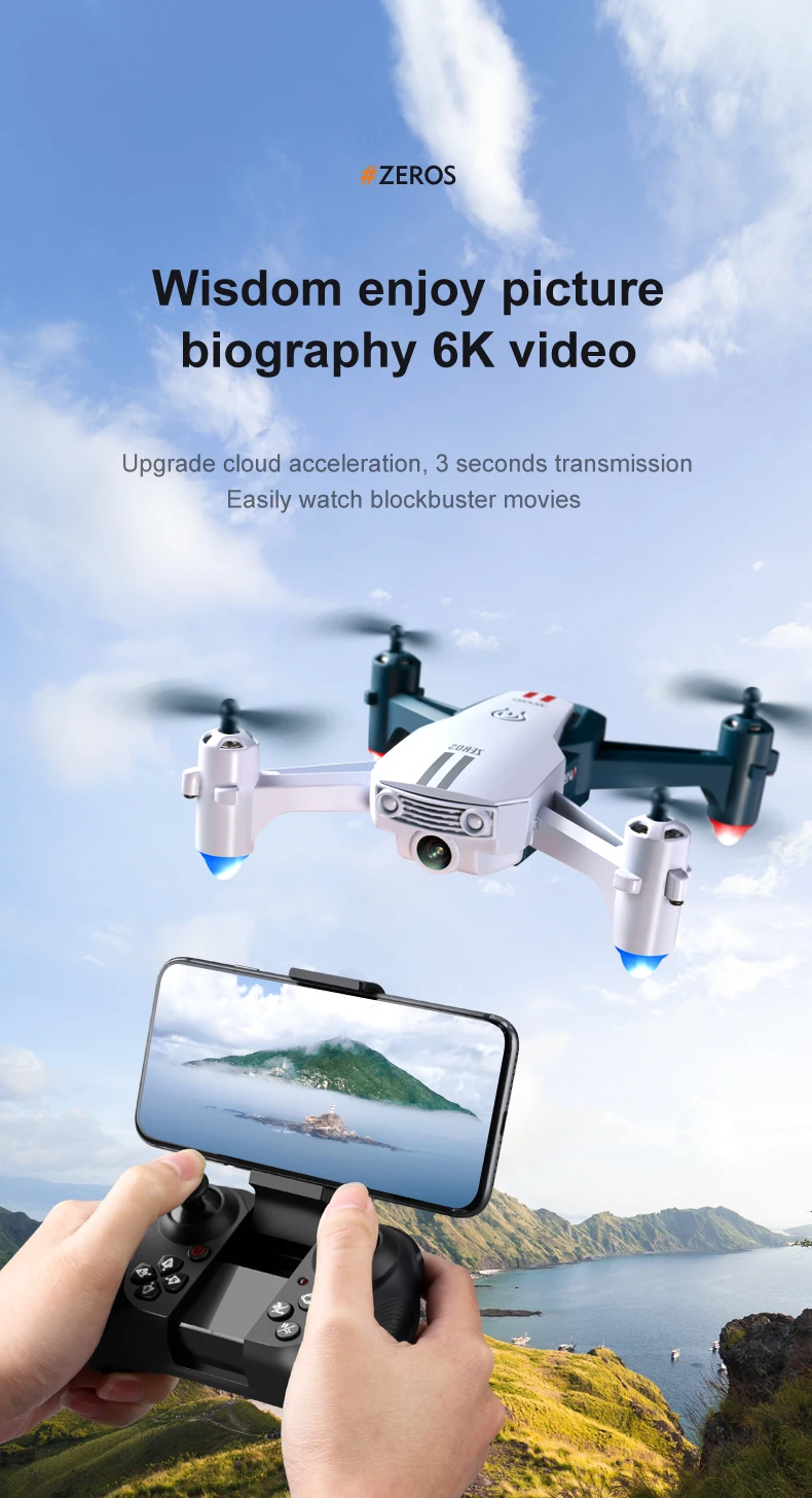 KBDFA V15 Professional Drone Quadcopter With Camera 6K HD Dual Camera FPV Height Keep Drones Photography Adult Quadcopter Toys RC Quadcopter medium