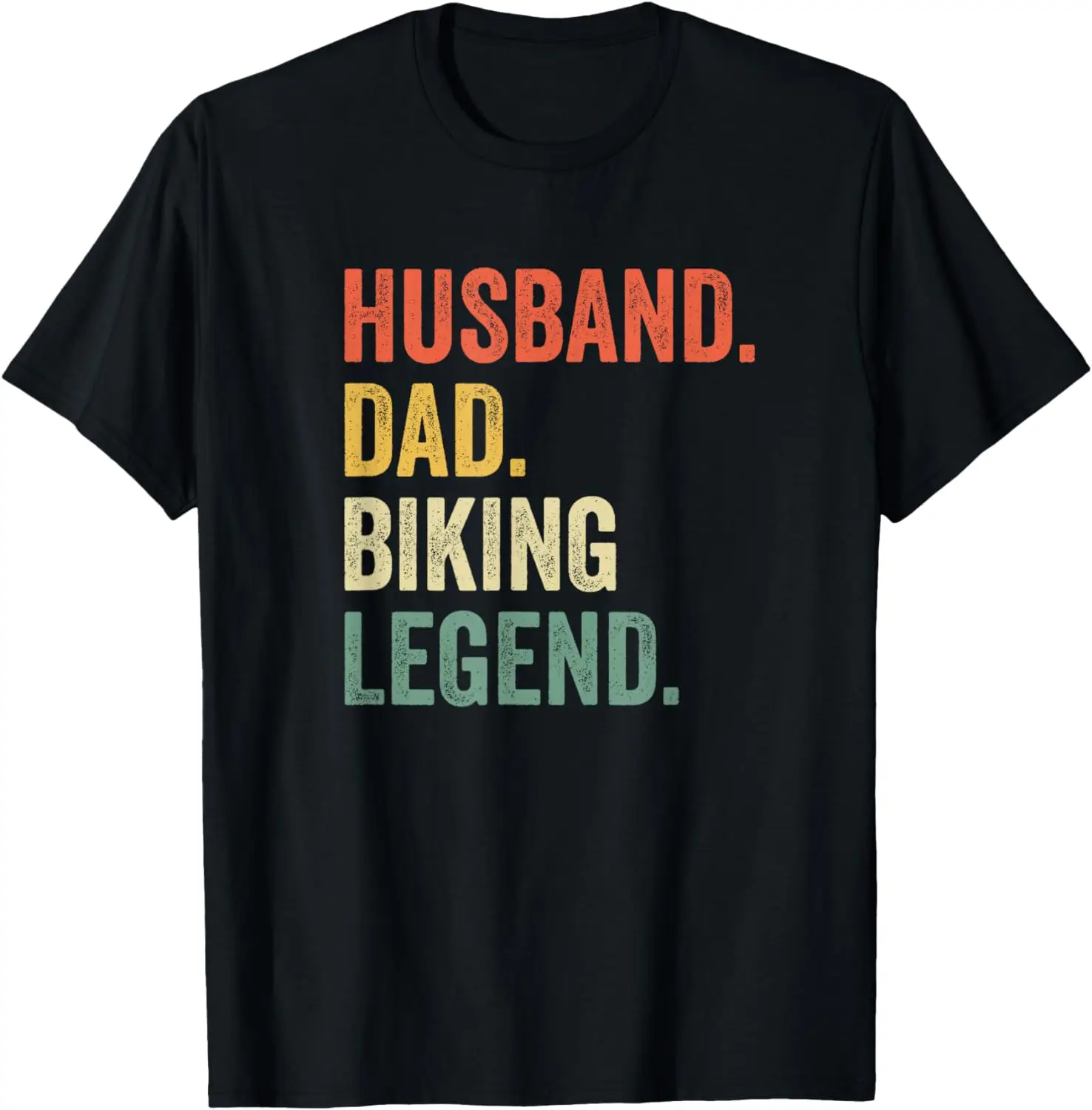 

Bike Rider Funny Husband Dad Biking Legend Vintage T-Shirt