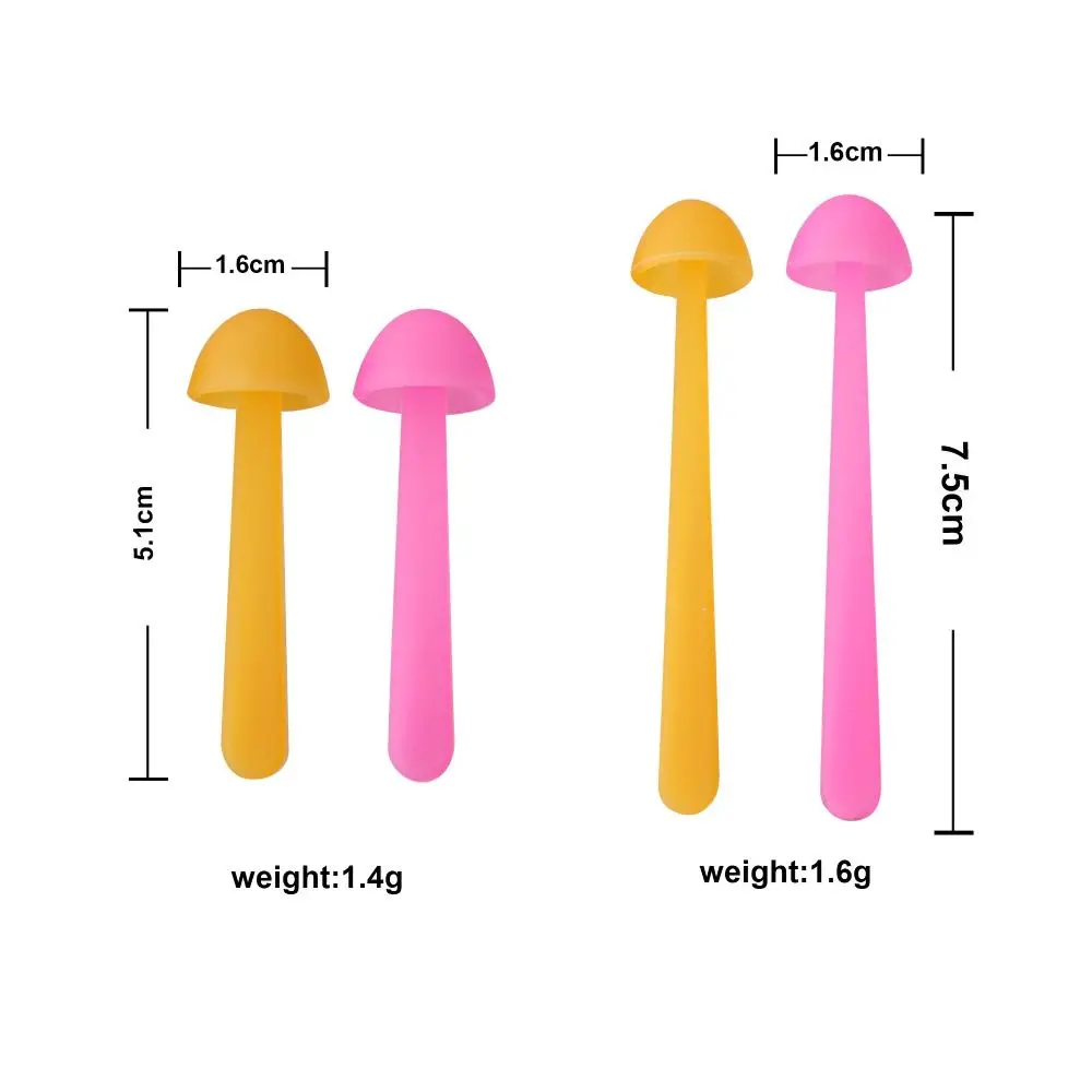 Silicone Cute Mushroom Bookmark Marker of Page Back To School Mushroom Cilp Kawaii Creative Simple Paper Cilp Office