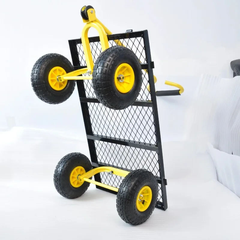 Heavy-Duty Multipurpose Cart &ndash;Effortless Firewood Transportation &ndash;Ideal for Garden and Outdoor Use &ndash;Durable and Easy To Maneuver